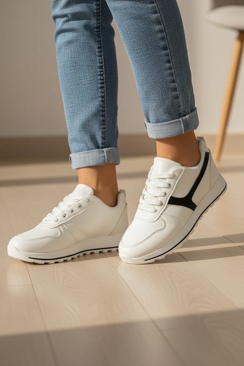 Pantofi sport damă din piele ecologică Axis