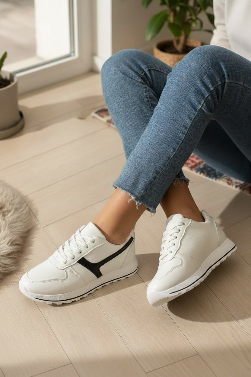 Pantofi sport damă din piele ecologică Axis