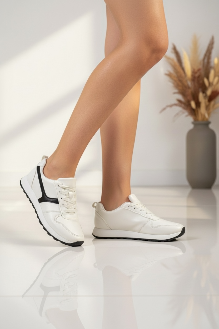 Pantofi sport damă din piele ecologică Axis