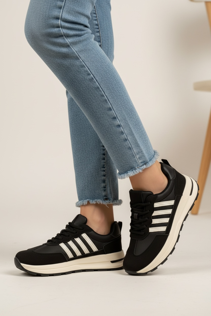 Adidași de damă cu talpă ergonomică Sand