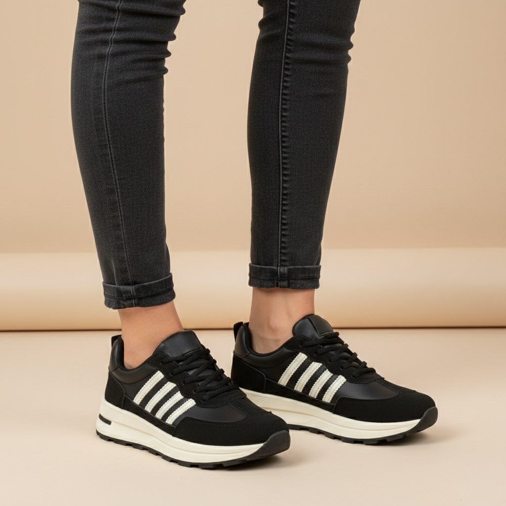 Adidași de damă cu talpă ergonomică Sand