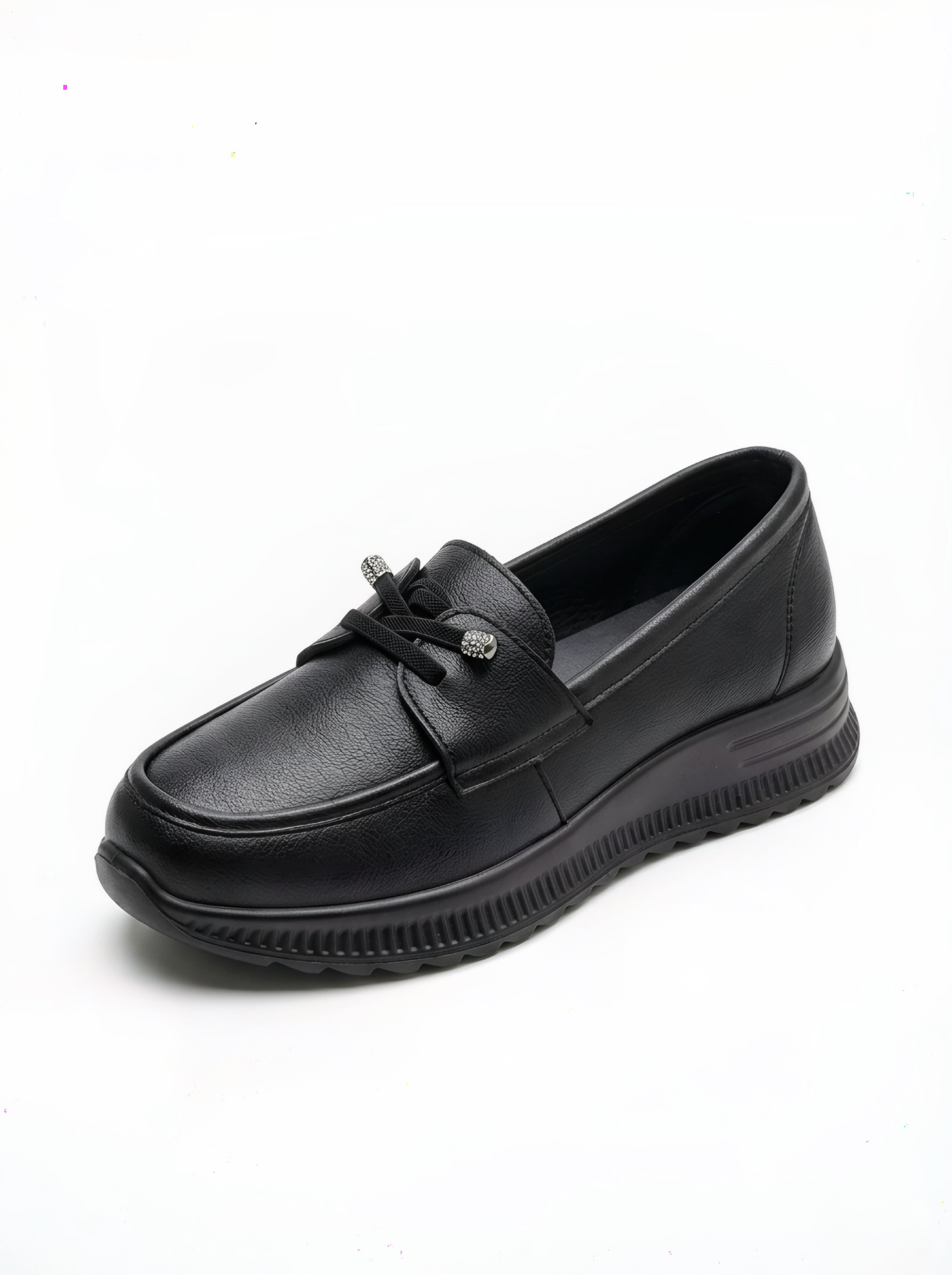 Pantofi Casual Damă Negri cu Talpă Flexibilă FREYA