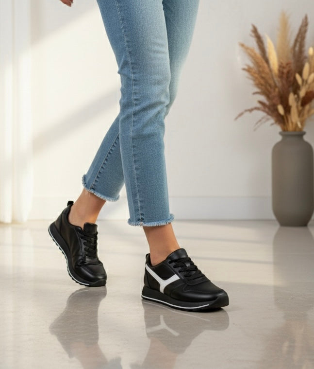 Pantofi sport damă din piele ecologică Axis